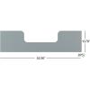 Child Craft Toddler Bed Guard Rail Converts Wynwood 4-in-1 Convertible Cribs into Toddler Bed, Made of Pinewood, Non-Toxic Finish (Rose Graphite)(Nautical Gray)