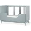Child Craft Toddler Bed Guard Rail Converts Wynwood 4-in-1 Convertible Cribs into Toddler Bed, Made of Pinewood, Non-Toxic Finish (Rose Graphite)(Nautical Gray)