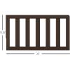 Child Craft Toddler Guard Rail Converts Calder, Farmhouse and Woodland Cribs into Toddler Bed, Made of Pinewood, Baby Safe Non-Toxic Finish (Brushed Truffle)