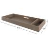 Child Craft Universal Changing Table Topper, Convert Dresser into a Changing Table Surface, Securely Attaches, Non-Toxic, Baby Safe Finish (Dusty Heather)(Dusty Heather)