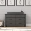 Child Craft Universal Changing Table Topper, Convert Dresser into a Changing Table Surface, Securely Attaches, Non-Toxic, Baby Safe Finish (Dusty Heather)(Midnight Gray)