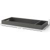 Child Craft Universal Changing Table Topper, Convert Dresser into a Changing Table Surface, Securely Attaches, Non-Toxic, Baby Safe Finish (Dusty Heather)(Midnight Gray)