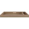 Child Craft Universal Changing Table Topper, Convert Dresser into a Changing Table Surface, Securely Attaches, Non-Toxic, Baby Safe Finish (Dusty Heather)(Nutmeg)