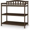 Child Craft Arch Top Infant Changing Table, Water-Resistant Pad and Safety Strap, Anti-Tip Kit Included to Prevent Tipping, Non-Toxic, Baby Safe Finish (Dapper Gray)(Slate)