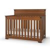 Child Craft Redmond 4-in-1 Convertible Crib, Baby Crib Converts to Day Bed, Toddler Bed and Full Size Bed, 3 Adjustable Mattress Positions, Non-Toxic, Baby Safe Finish (Coach Cherry)(Coach Cherry)