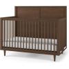 Child Craft Surrey Hill 4-in-1 Convertible Crib, Baby Crib Converts to Day Bed, Toddler Bed and Full Size Bed, 3 Adjustable Mattress Positions, Non-Toxic, Baby Safe Finish (Toasted Chestnut)