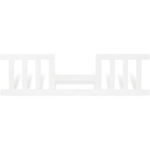 Child Craft Toddler Bed Guard Rail Converts Penelope and Sheldon 4-in-1 Convertible Cribs into Toddler Bed, Made of Pinewood, Non-Toxic Finish (Matte White)