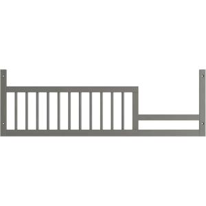 Child Craft Toddler Bed Guard Rail Converts Surrey Hill and Cranbrook 4-in-1 Convertible Cribs into Toddler Bed, Made of Pinewood, Non-Toxic Finish (Lunar Gray)(Lunar Gray)