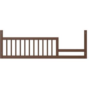 Child Craft Toddler Bed Guard Rail Converts Surrey Hill and Cranbrook 4-in-1 Convertible Cribs into Toddler Bed, Made of Pinewood, Non-Toxic Finish (Lunar Gray)(Toasted Chestnut)