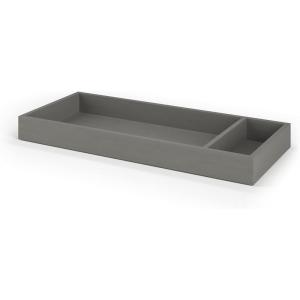 Child Craft Universal Changing Table Topper, Convert Dresser into a Changing Table Surface, Securely Attaches, Non-Toxic, Baby Safe Finish (Dusty Heather)(Lunar Gray)