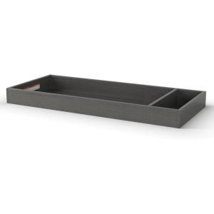 Child Craft Universal Changing Table Topper, Convert Dresser into a Changing Table Surface, Securely Attaches, Non-Toxic, Baby Safe Finish (Dusty Heather)(Midnight Gray)