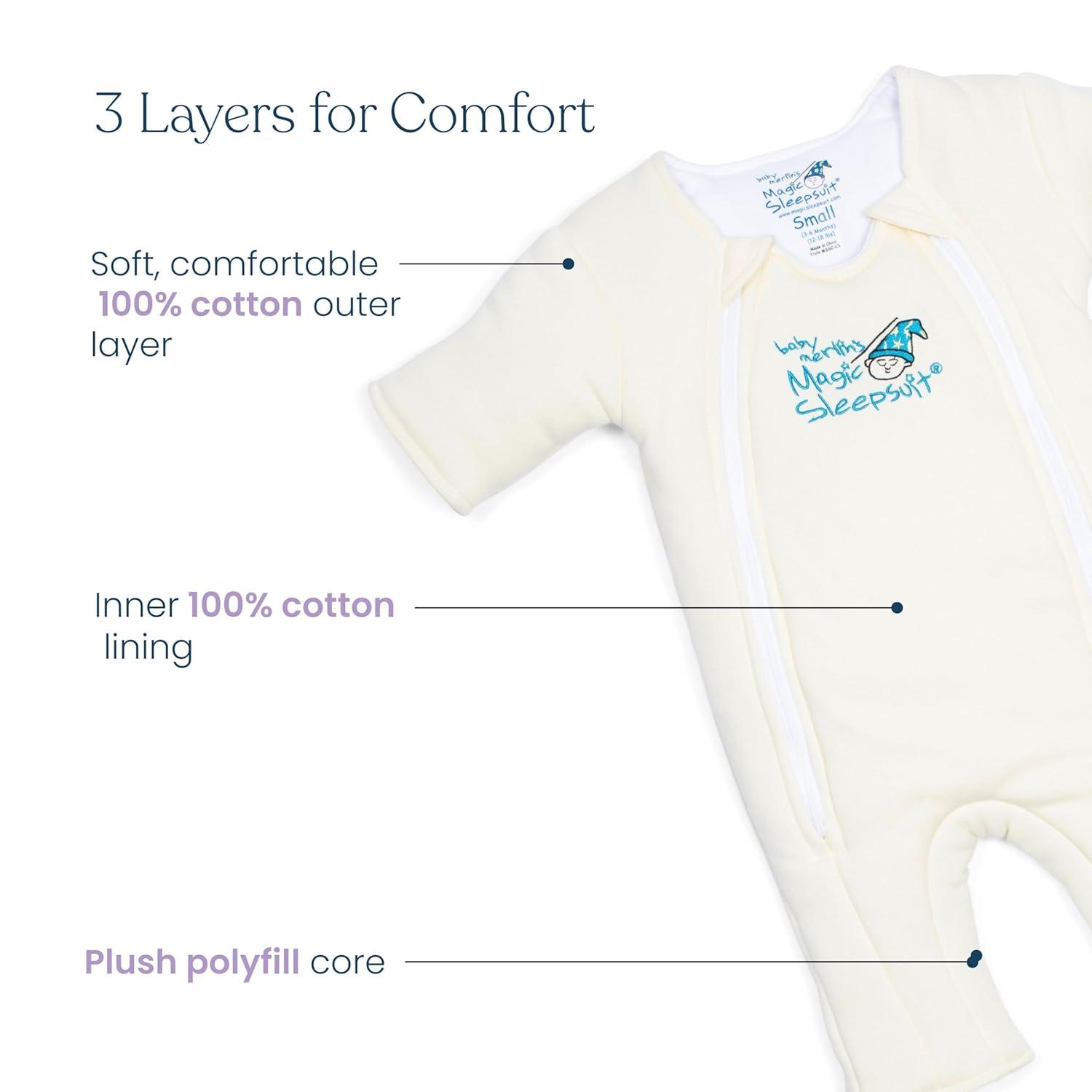 Merlin Swaddle Magic Sleepsuit Baby Merlin’s Cotton Baby Swaddle Transition Product ...