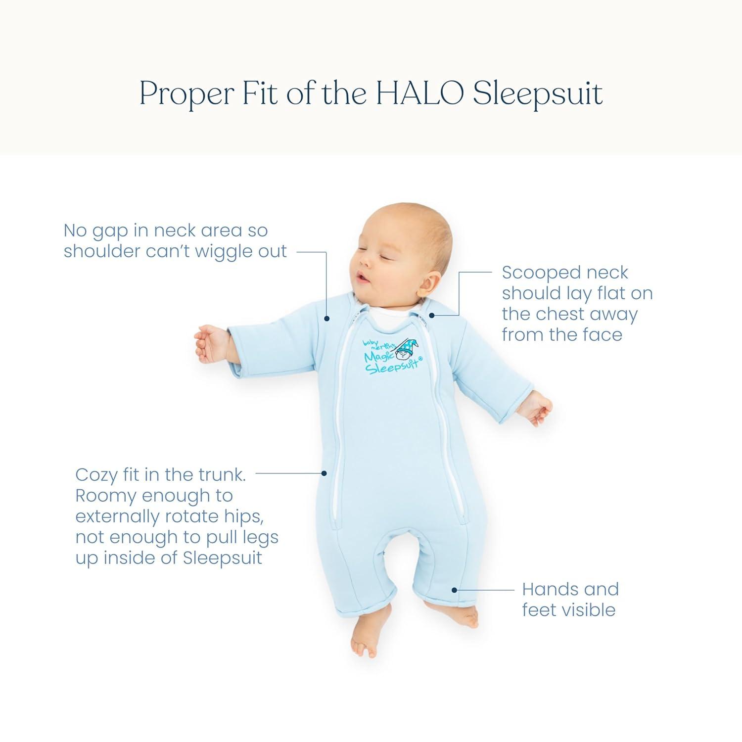 imageMagic Sleepsuit Baby Merlins Cotton Baby Swaddle Transition Product Soft and Cozy Design Double Zipper for Easy Diaper Changes Promotes Safe Sleep 36 Months Lavender Large 1821lbsSage Green