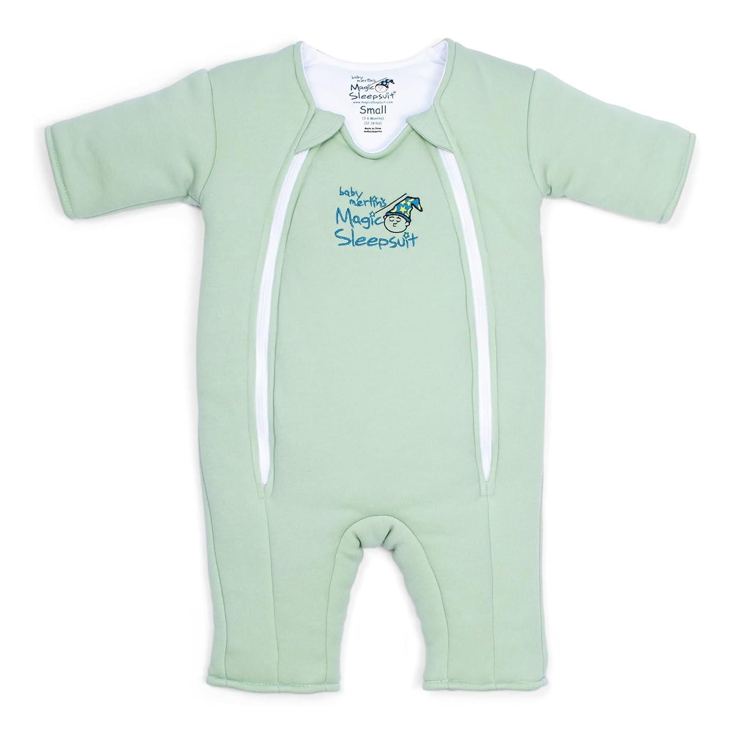 imageMagic Sleepsuit Baby Merlins Cotton Baby Swaddle Transition Product Soft and Cozy Design Double Zipper for Easy Diaper Changes Promotes Safe Sleep 36 Months Lavender Large 1821lbsSage Green
