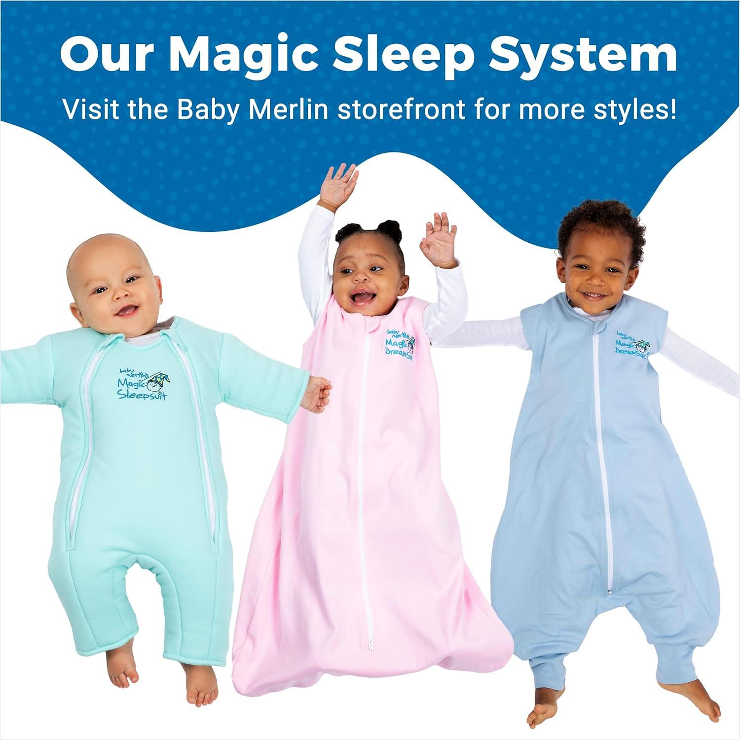 Merlin Swaddle Magic Sleepsuit Baby Merlin’s Microfleece Baby Swaddle Transition ...