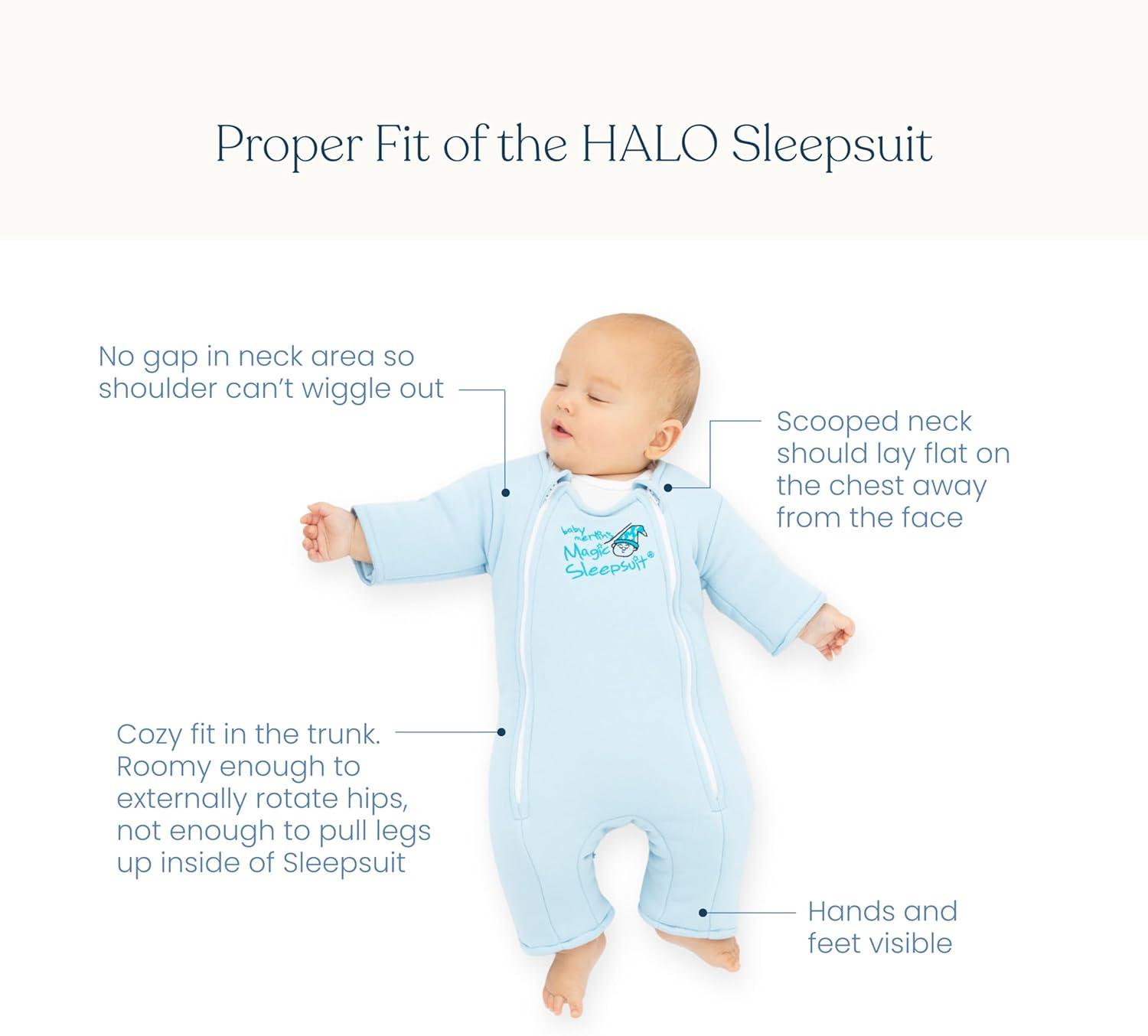 imageMagic Sleepsuit Baby Merlins Microfleece Baby Swaddle Transition ProductCream