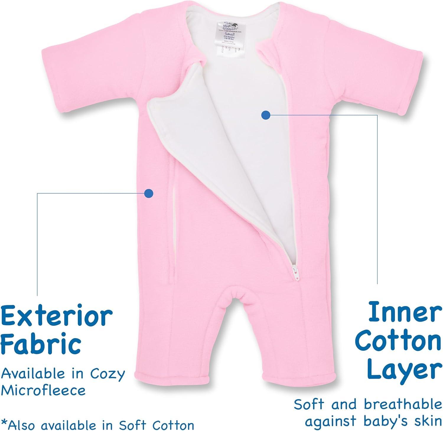 Merlin Swaddle Magic Sleepsuit Baby Merlin’s Microfleece Baby Swaddle Transition ...