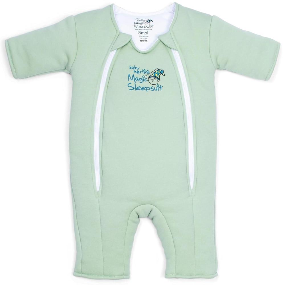 imageMagic Sleepsuit Baby Merlins Cotton Baby Swaddle Transition Product Soft and Cozy Design Double Zipper for Easy Diaper Changes Promotes Safe Sleep 36 Months Lavender Large 1821lbsSage Green