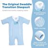 Magic Sleepsuit Baby Merlin’s Microfleece Baby Swaddle Transition Product(Blue)