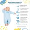 Magic Sleepsuit Baby Merlin’s Microfleece Baby Swaddle Transition Product(Blue)