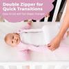 Magic Sleepsuit Baby Merlin’s Microfleece Baby Swaddle Transition Product(Pink)