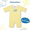 Magic Sleepsuit Baby Merlin’s Microfleece Baby Swaddle Transition Product(Yellow)