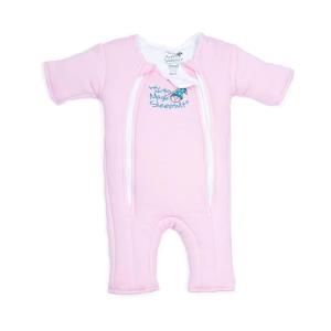 Magic Sleepsuit Baby Merlin’s Cotton Baby Swaddle Transition Product – Soft and Cozy Design, Double Zipper for Easy Diaper Changes, Promotes Safe Sleep, 3-6 Months – Lavender – Large 18-21lbs(Pink)