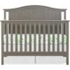 Child Craft Hampton Arch 4-in-1 Convertible Crib, Baby Crib Converts to Day Bed, Toddler Bed and Full Size Bed, 3 Adjustable Mattress Positions, Non-Toxic, Baby Safe Finish (Dapper Gray)