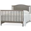 Child Craft Hampton Arch 4-in-1 Convertible Crib, Baby Crib Converts to Day Bed, Toddler Bed and Full Size Bed, 3 Adjustable Mattress Positions, Non-Toxic, Baby Safe Finish (Dapper Gray)