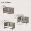 Child Craft Kieran 3 in 1 Convertible Crib, Baby Crib Converts to Day Bed, Toddler Bed, 3 Adjustable Mattress Positions, Non-Toxic, Baby Safe Finish (Crescent Gray)