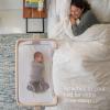 HALO® BassiNest® Bedside Sleeper – Breathable Baby Bassinet Slides Over Bed with Mesh Walls for Airflow & Visibility, Lowering Wall for Easy Access, Fits Most Beds