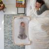 HALO® BassiNest® Bedside Sleeper – Breathable Baby Bassinet Slides Over Bed with Mesh Walls for Airflow & Visibility, Lowering Wall for Easy Access, Fits Most Beds