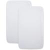 HALO BassiNest Beside Sleeper Fitted Sheets, 100% Organic Cotton, 2 Pack