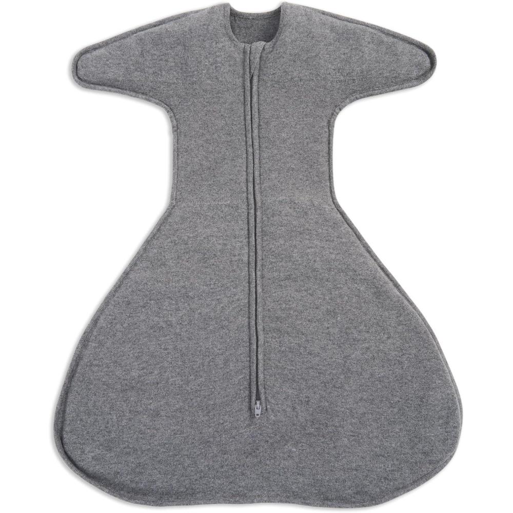 imageHALO Swaddle Stretch Lavender NewbornGrey