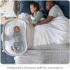 HALO® BassiNest® Swivel Sleeper 4.0 Signature, Over-Bed Baby Bassinet with 360 Rotation, Breathable Mesh, Lowering Wall for Easy Access, Oat(BassiNest Swivel Sleeper – 3.0)