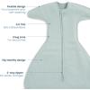 HALO Swaddle Stretch, Lavender, Newborn(Calm Sage)