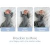 HALO Swaddle Stretch, Lavender, Newborn(Grey)