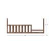 Child Craft Kieran Guard Rail Toddler Bed Conversion Kit, Toasted Chestnut(Toasted Chestnut)
