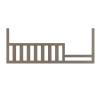Child Craft Kieran Guard Rail Toddler Bed Conversion Kit, Toasted Chestnut(Crescent Gray)