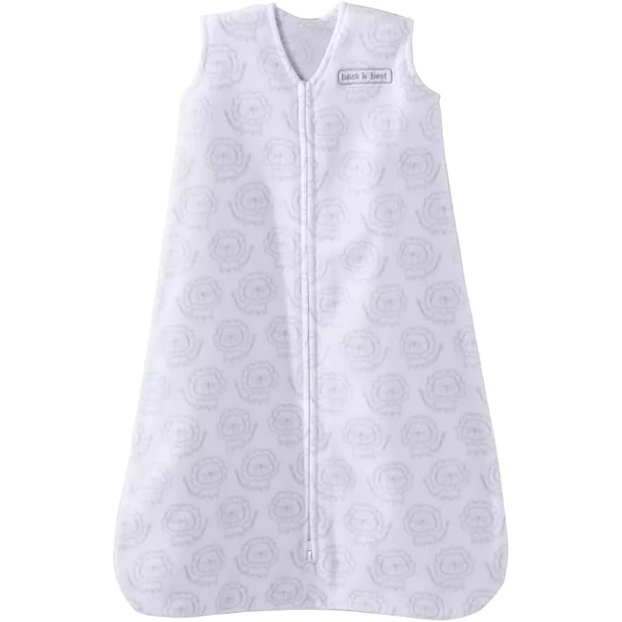 image:imageHALO MicroFleece Wearable Blanket Swaddle Transition Sleeping Bag TOG 10Grey Lion