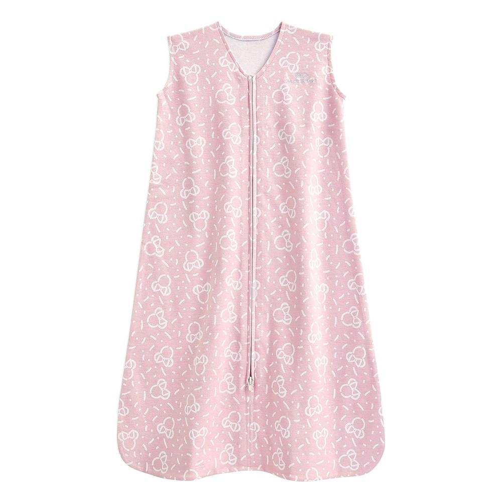 image:imageHALO SleepSack 100 Cotton Wearable Blanket Swaddle Transition Sleeping Bag TOG 05 Confetti Minnie Pink Medium 612 Months