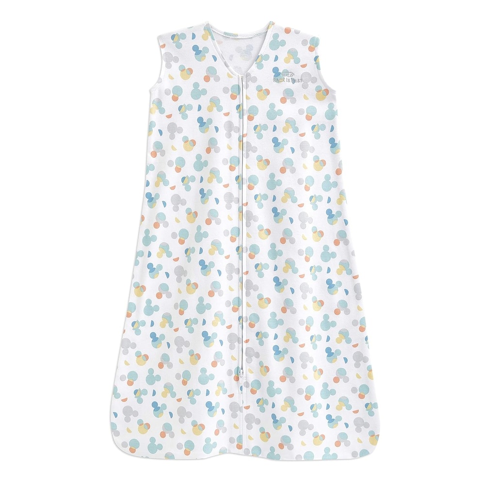 image:imageHALO SleepSack 100 Cotton Wearable Blanket Swaddle Transition Sleeping Bag TOG 05 Mickey Overlay Medium 612 Months