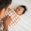 HALO 100% Cotton Sleepsack Swaddle, 3-Way Adjustable Wearable Blanket, TOG 1.5(Gingham Tan)