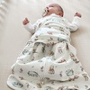 HALO 100% Cotton Sleepsack Swaddle, 3-Way Adjustable Wearable Blanket, TOG 1.5(Winnie Frolic)
