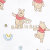 HALO 100% Cotton Sleepsack Swaddle, 3-Way Adjustable Wearable Blanket, TOG 1.5(Winnie Rainbows)