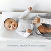 HALO Micro-Fleece Wearable Blanket, Swaddle Transition Sleeping Bag, TOG 1.0(Grey Lion)