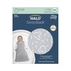 HALO SleepSack, 100% Cotton Wearable Blanket, Swaddle Transition Sleeping Bag, TOG 0.5, Confetti Mickey – Grey, Medium, 6-12 Months