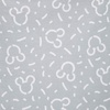 HALO SleepSack, 100% Cotton Wearable Blanket, Swaddle Transition Sleeping Bag, TOG 0.5, Confetti Mickey – Grey, Medium, 6-12 Months