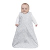 HALO SleepSack, 100% Cotton Wearable Blanket, Swaddle Transition Sleeping Bag, TOG 0.5, Confetti Mickey – Grey, Medium, 6-12 Months