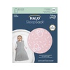 HALO SleepSack, 100% Cotton Wearable Blanket, Swaddle Transition Sleeping Bag, TOG 0.5, Confetti Minnie – Pink, Medium, 6-12 Months